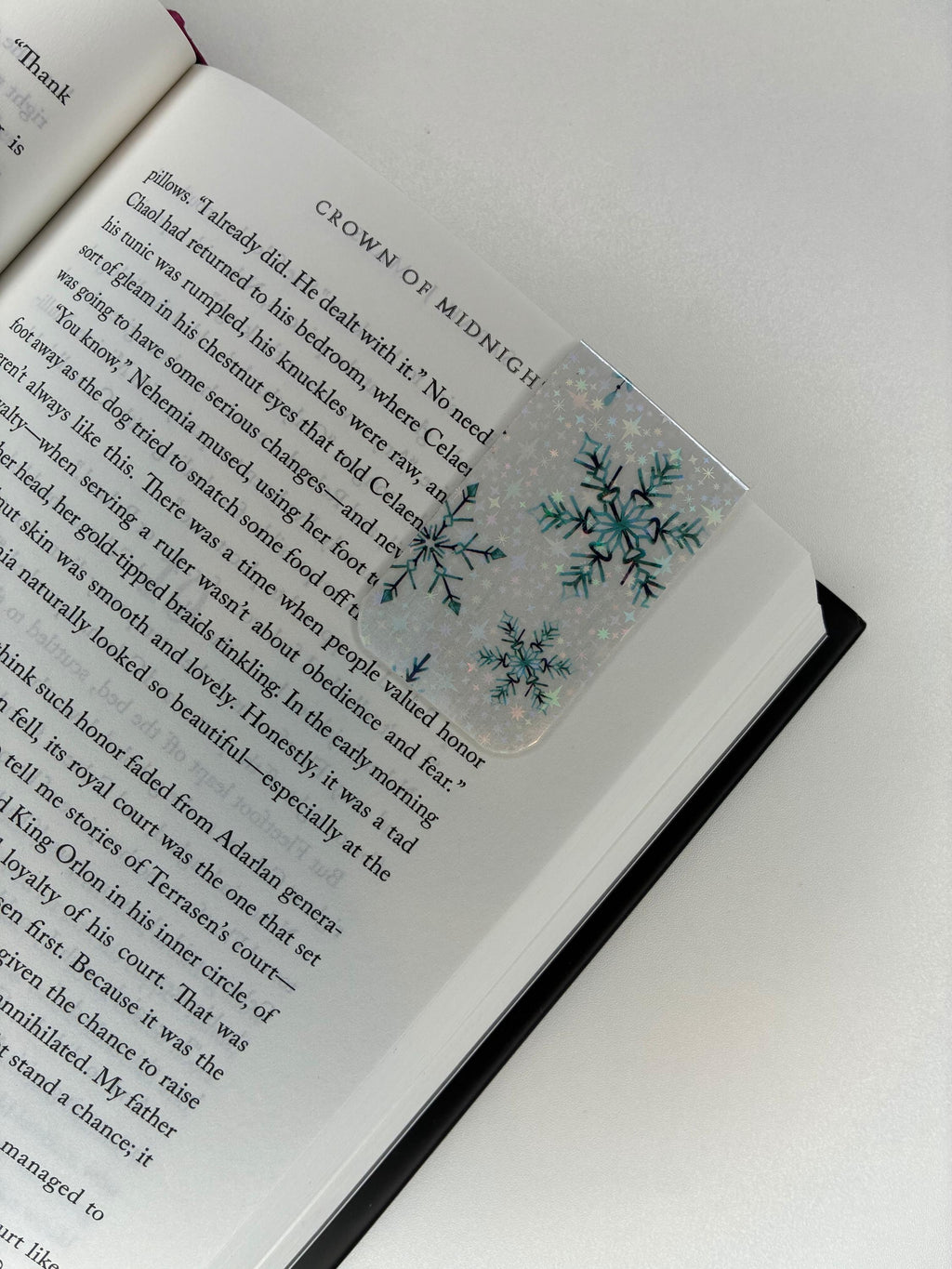 Holographic Magnetic Bookmark - Snowflake