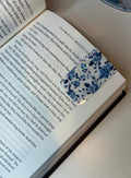 Holographic Magnetic Bookmark - Blue Flowers