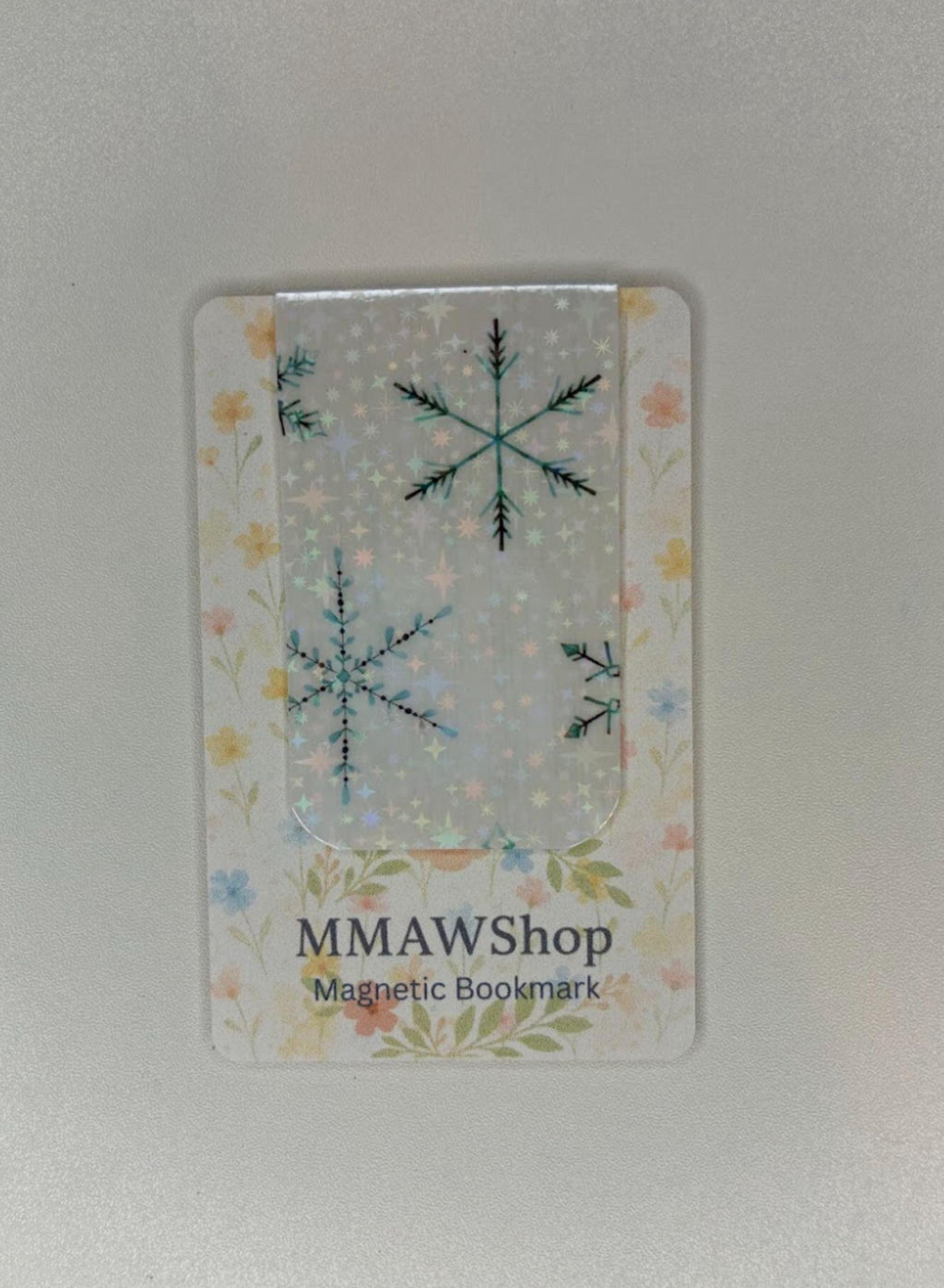 Holographic Magnetic Bookmark - Snowflake
