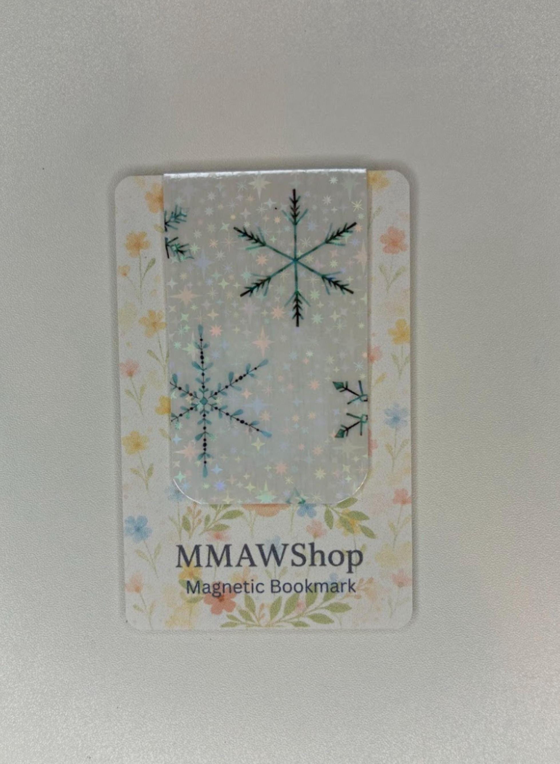 Holographic Magnetic Bookmark - Snowflake